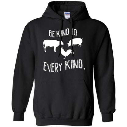Be Kind To Every Kind Kindness Vegetarian Animal Lovers Gift Shirt Black