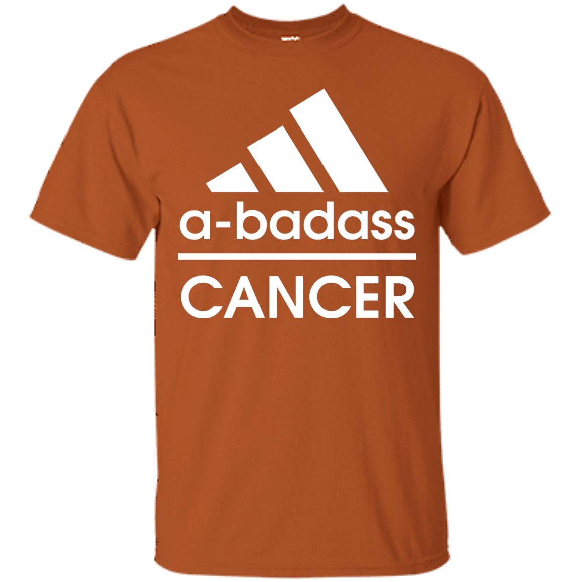Abadass Cancer Shirt Texas Orange