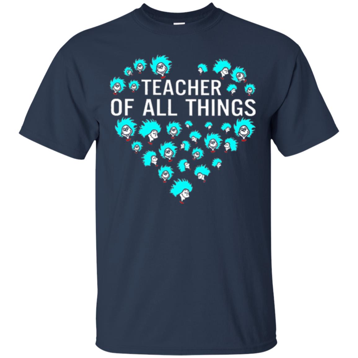 Teacher Of All Thing T-shirt Navy