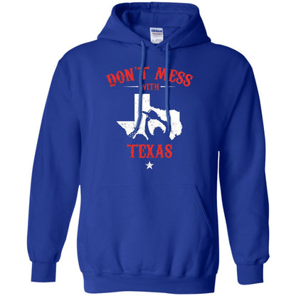 Don_t Mess With Texas Chainsaw T-shirt Royal