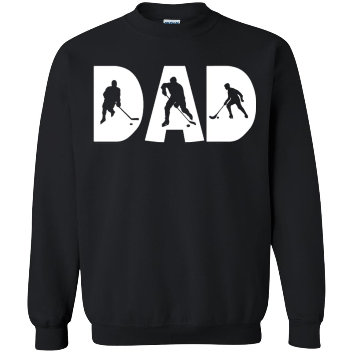 Daddy T-shirt Hockey Lover Black