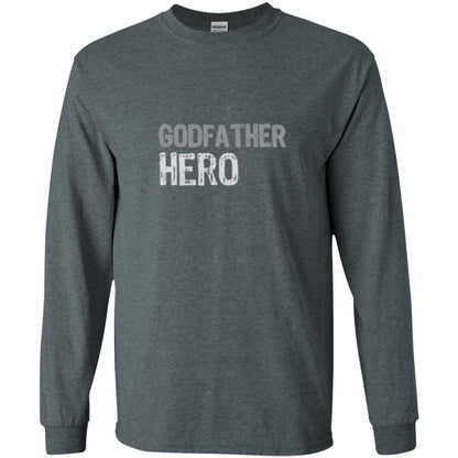 Daddy T-shirt Uncle Godfather Hero T-shirt Dark Heather