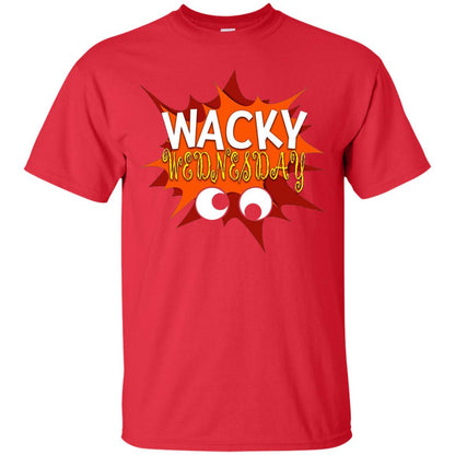Wacky Wednesday Googly Eyes Silly T-shirt Red