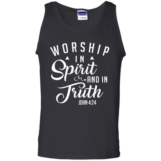 Christian T-shirt Worship In Spirit And In Truth Black