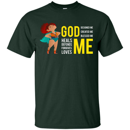 God Designed Me Created Me Blessed Me Best Shirt For Women Forest