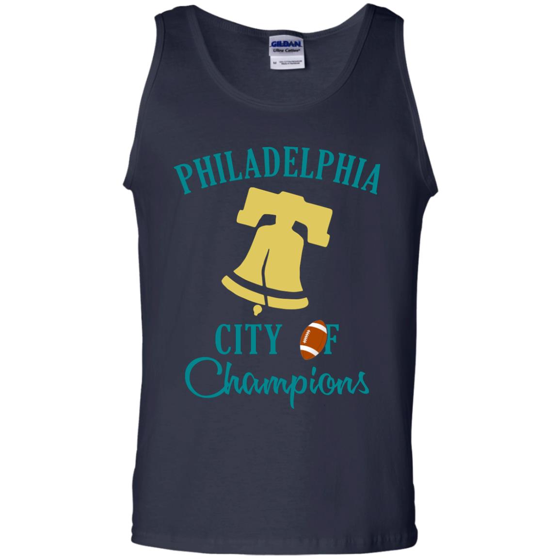 Football Lover T-shirt Philadelphia City Of Champion Navy