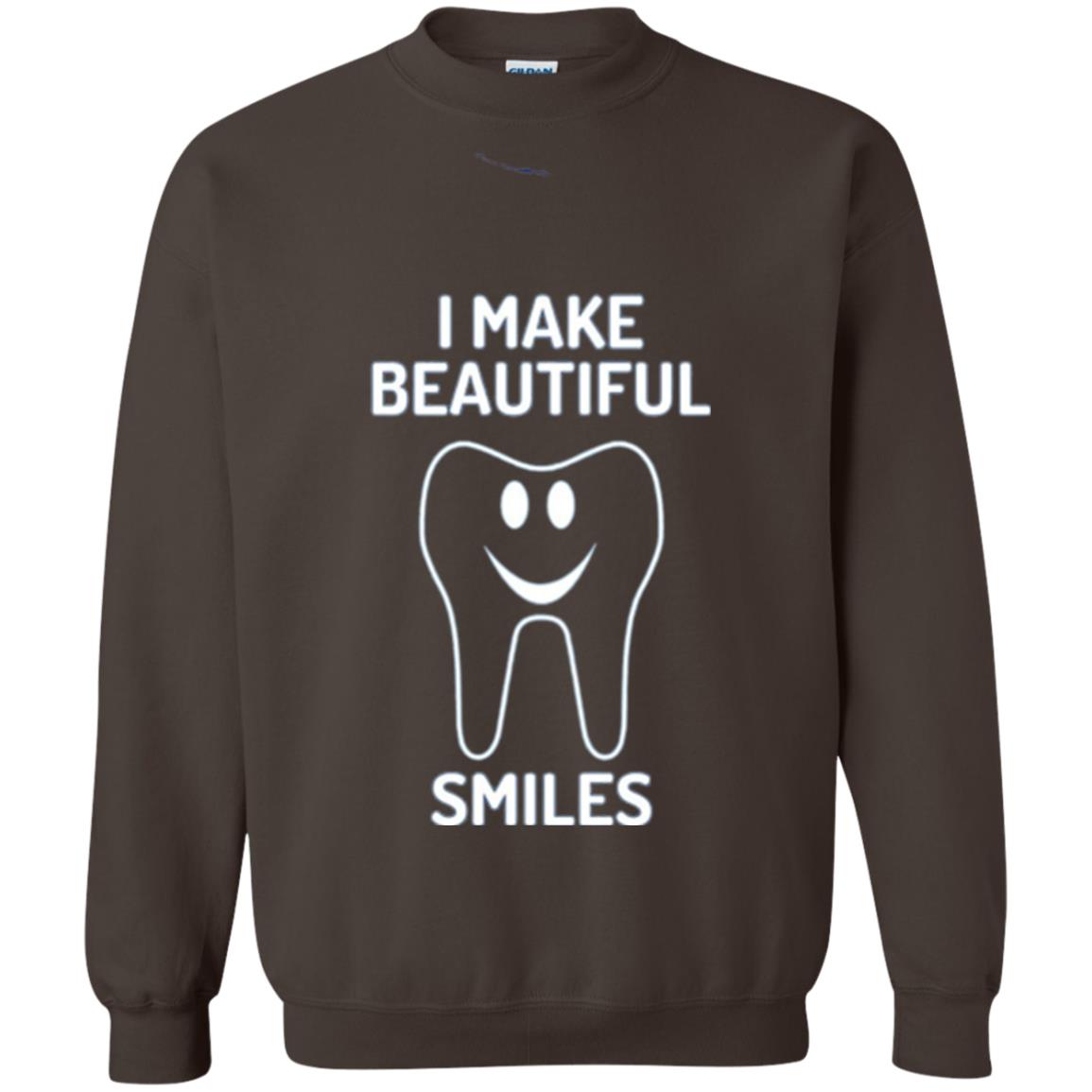 Dentist T-shirt I Make Beautiful Smiles Dark Chocolate