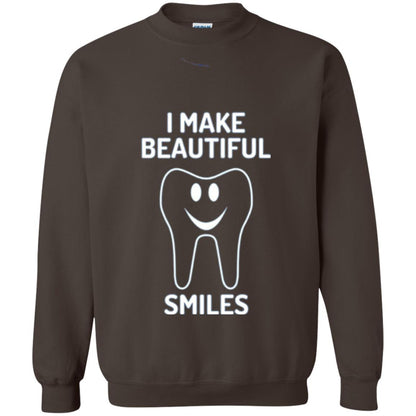Dentist T-shirt I Make Beautiful Smiles Dark Chocolate