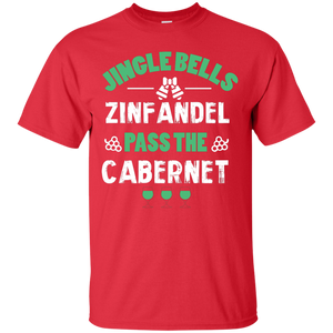 Christmas T-Shirt Jingle Bells Zinfandel Pass The Cabernet