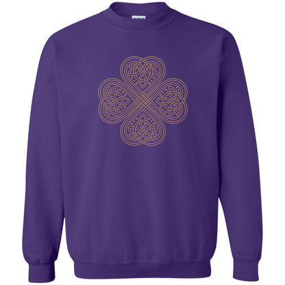 Irish Celtic Gold Knot Patricks Day Shirt Purple