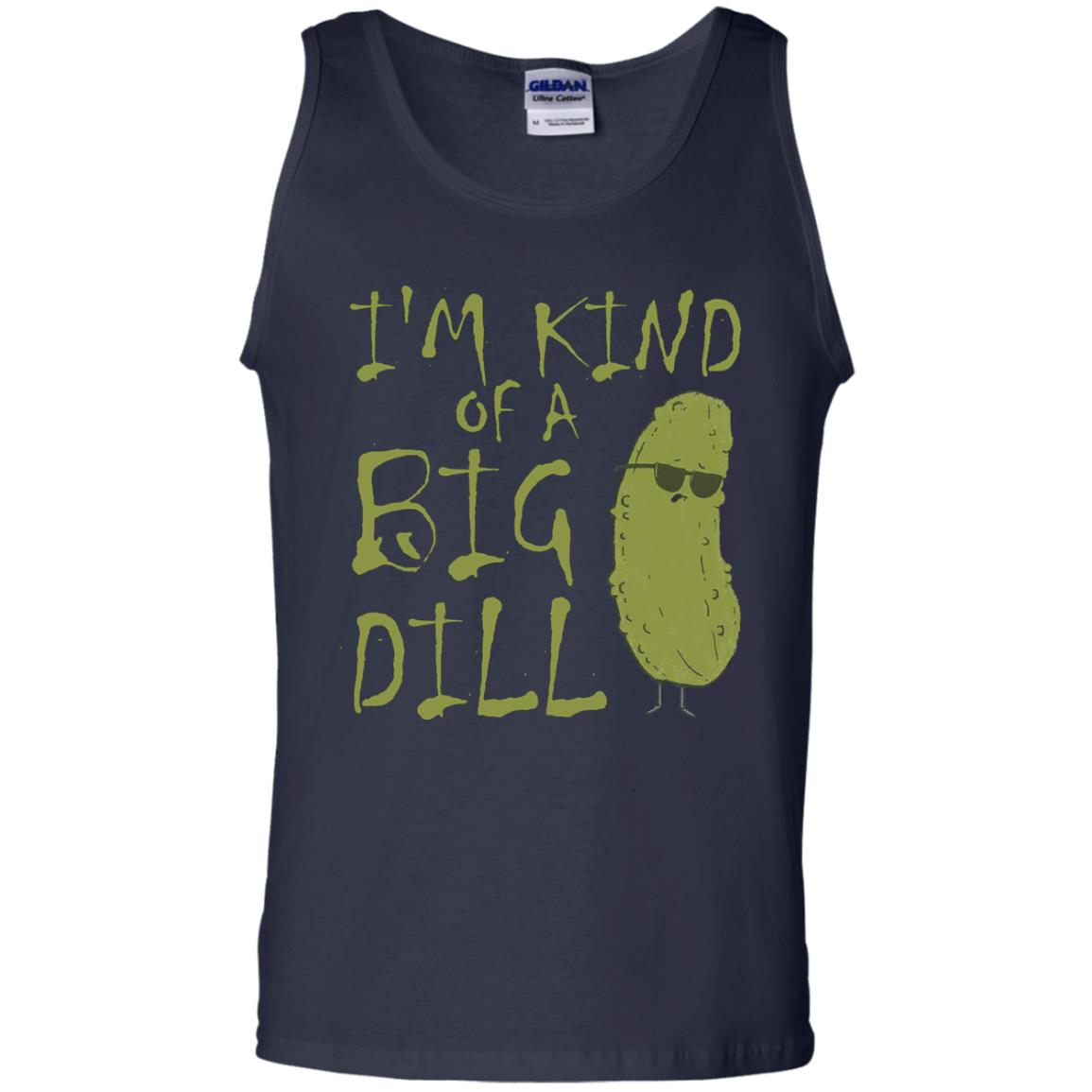 I_m Kind Of A Big Dill Cool Pickle T-shirt Navy