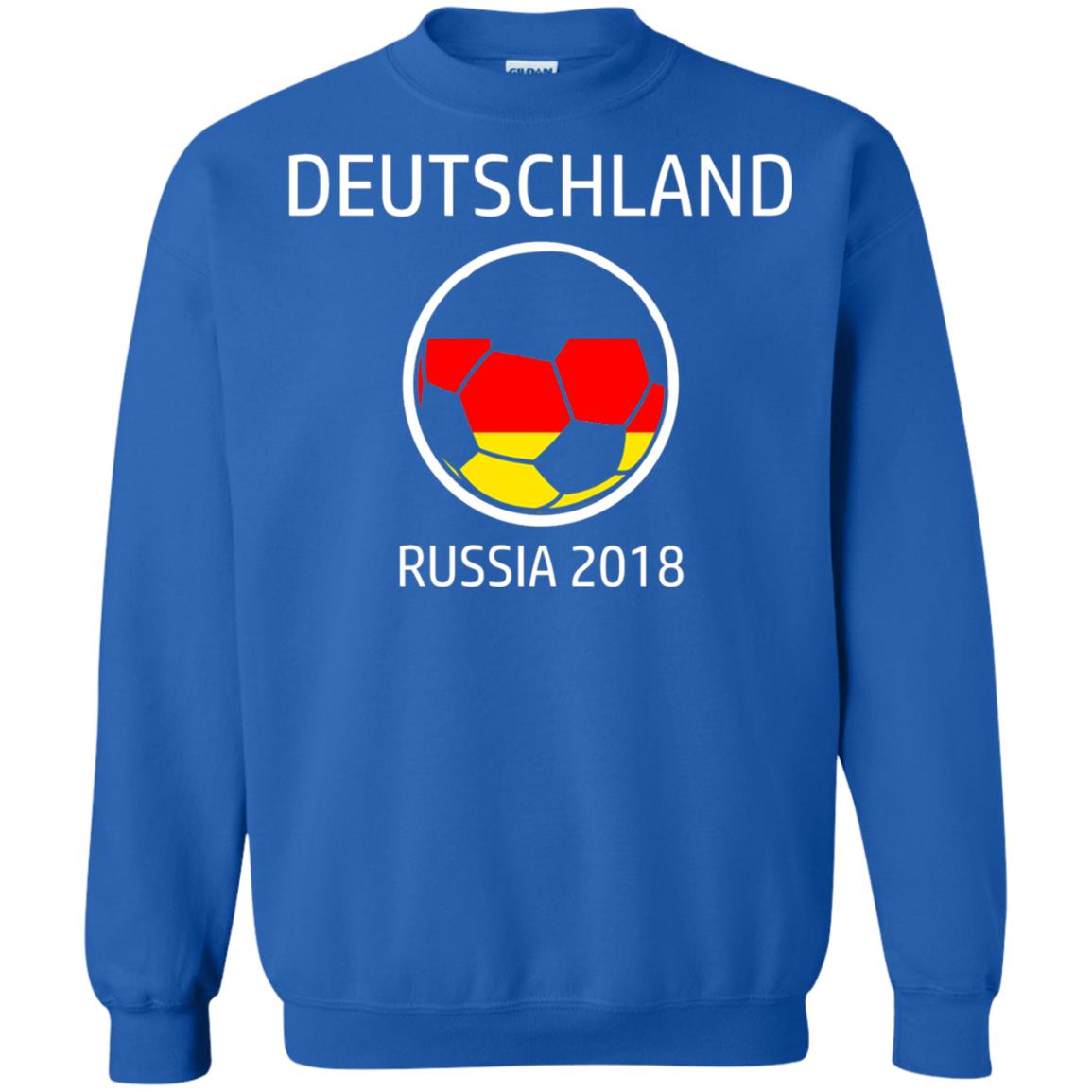 Deutschland Team Russia 2018 Soccer Fan T-shirt Royal