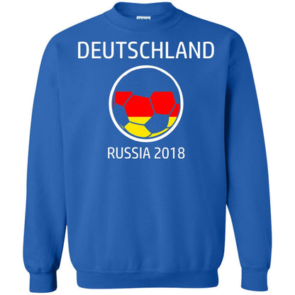 Deutschland Team Russia 2018 Soccer Fan T-shirt Royal