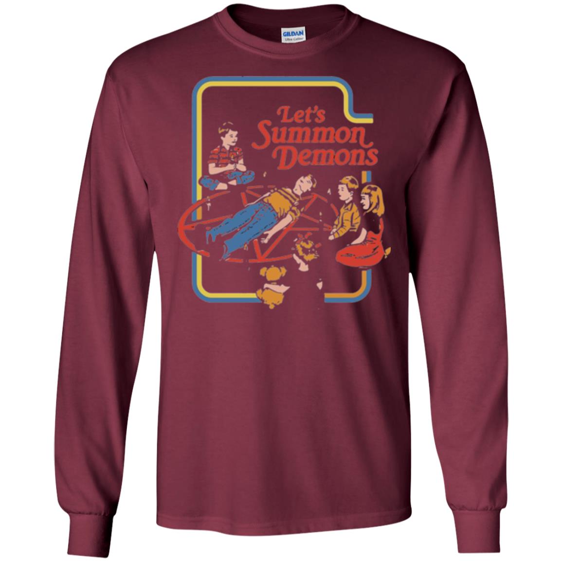 Let_s Summon Demons T-shirt Maroon