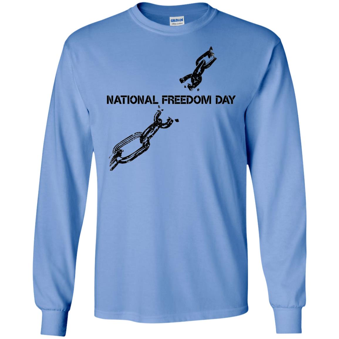 Veteran T-shirt National Freedom Day T-shirt Carolina Blue