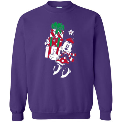 Christmas T-shirt Disney Minnie Mouse Christmas Gifts Purple
