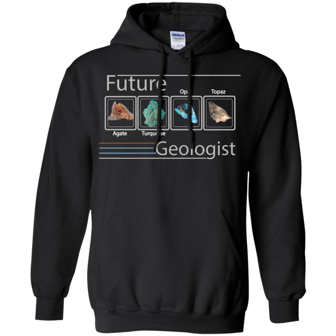 Science T-shirt Future Geologist Black