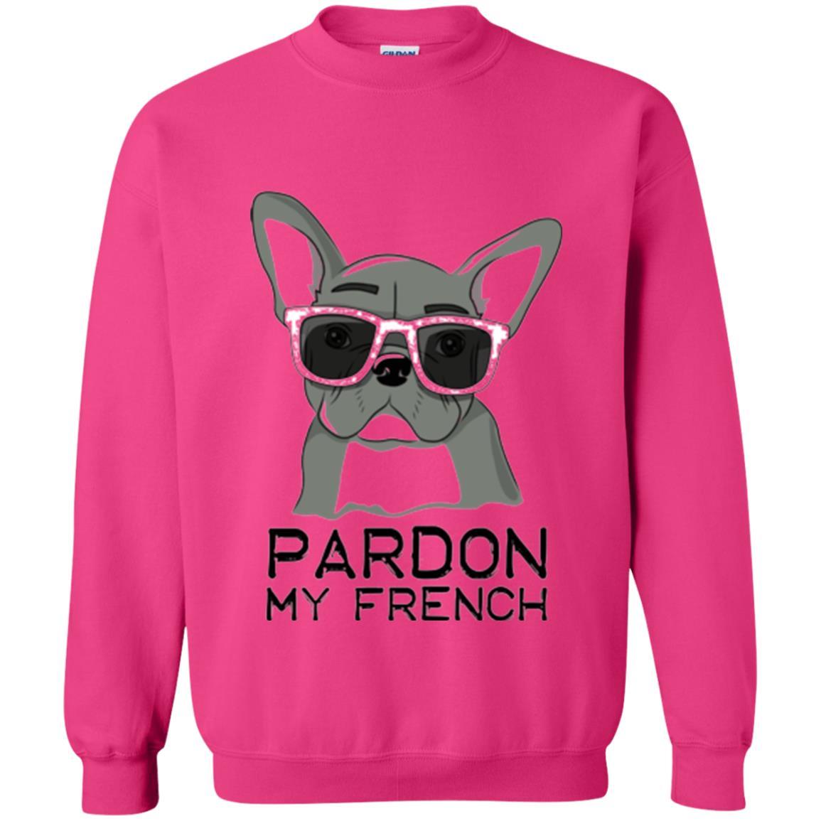 French Bulldog T-shirt Pardon My French T-shirt Heliconia