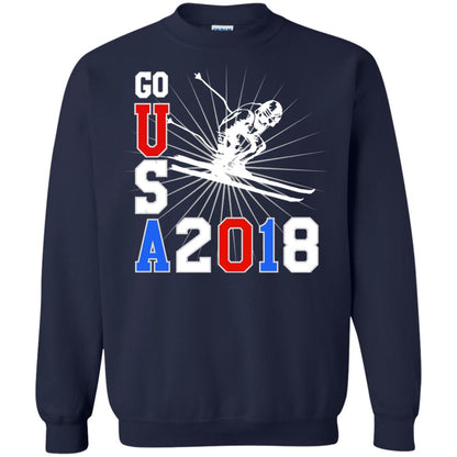 Alpine Skiing T-shirt Go Usa 2108 Cool Navy