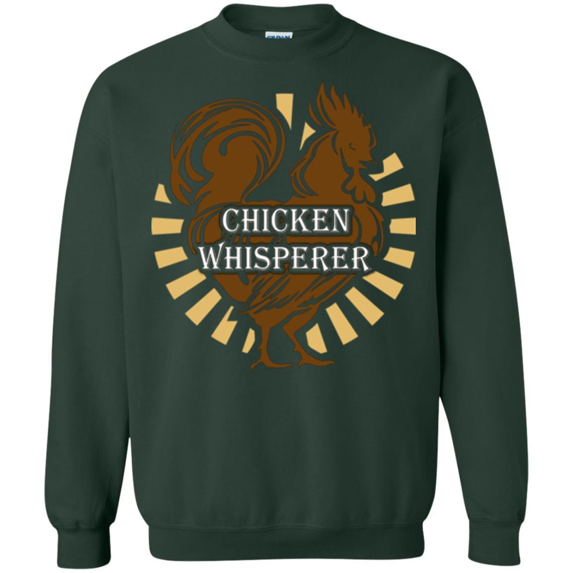 Farmer T-shirt Chicken Whisperer Forest Green