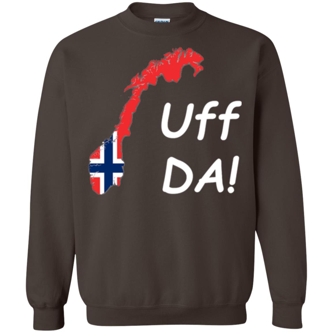 Norwegian Uff Da T-shirt Dark Chocolate