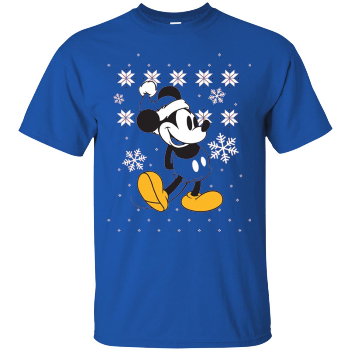 Christmas T-shirt Disney Mickey Mouse Royal