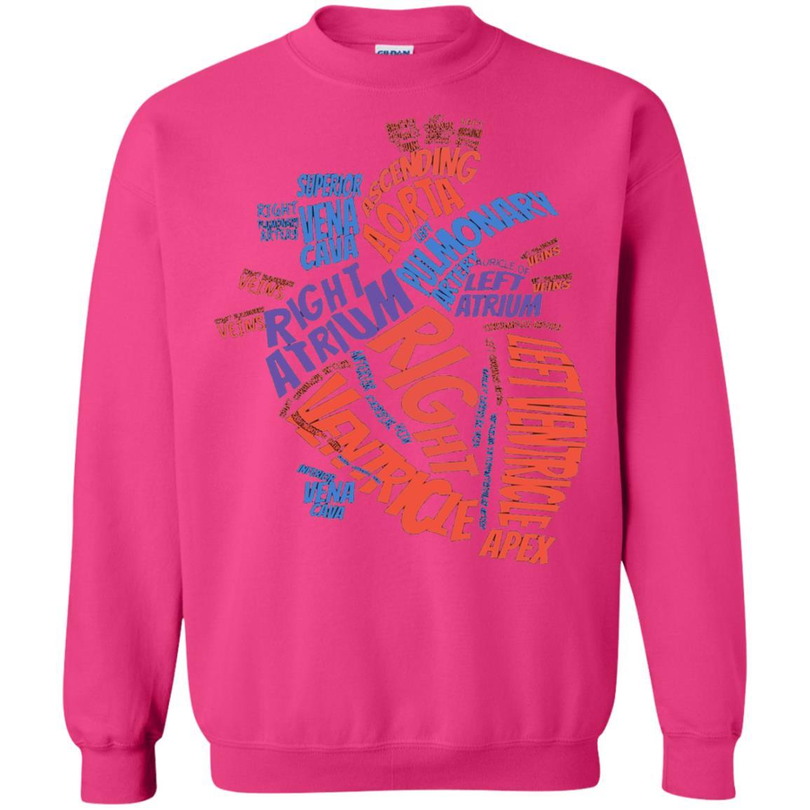 Anatomical Heart T-shirt Heliconia