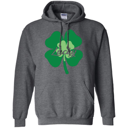 Saint Patrick's Day T-shirt Lucky Leprechaun Dark Heather
