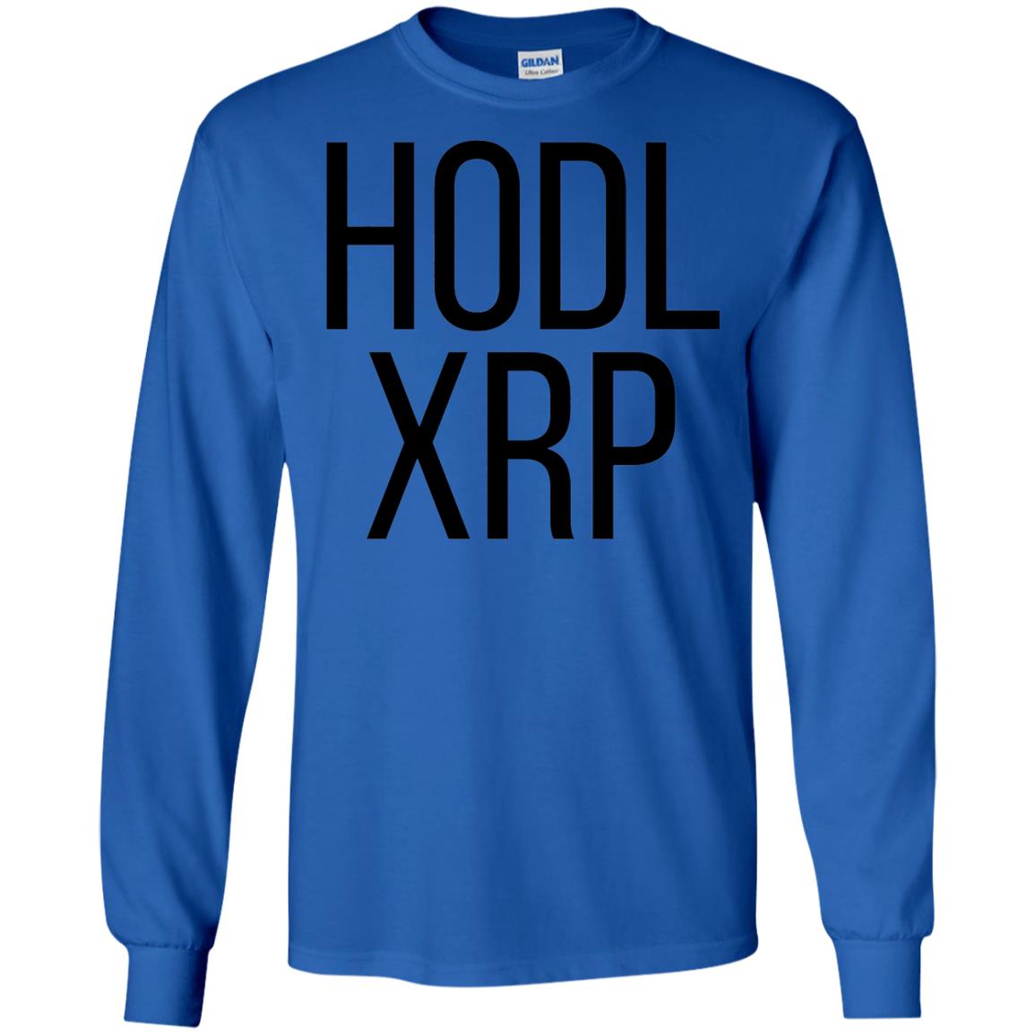 Hodl Xrp Ripple Cryptocurrency Alt Coin T-shirt Royal