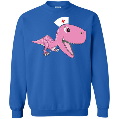 Dinosau-nurse Dinosaurus Nursing Shirt Royal