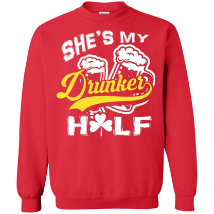 She's My Drunker Half Saint Patrick's Day T-shirt Red