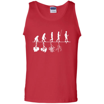 Evolution Tree Of Human Life Thinking Save Environment Shirt Red