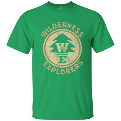 Wilderness Explorer Badge Graphic T-shirt Irish Green