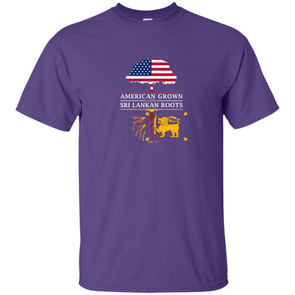 American Grown With Sri Lankan Roots Shirt Purple