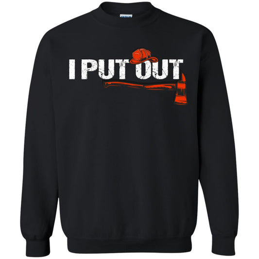 I Put Out Firefighter Gift Shirt For Mens Black