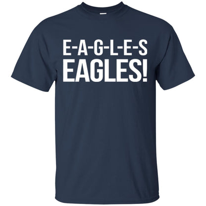 E-a-g-l-e-s Eagles Chant T-shirt Navy