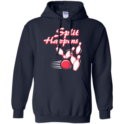 Bowling Lover T-shirt Split Happens Navy