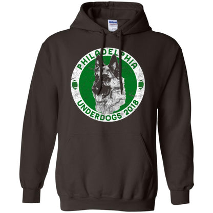 Dog Lover T-shirt Philadelphia Underdogs 2018 Distressed Dark Chocolate