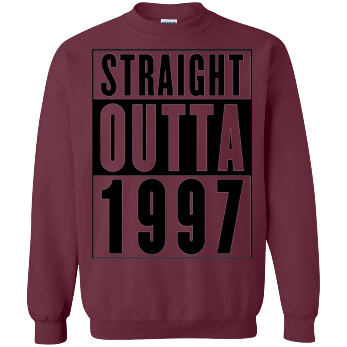 Straight Outta 1997 Cool 21st Birthday T-shirt Maroon