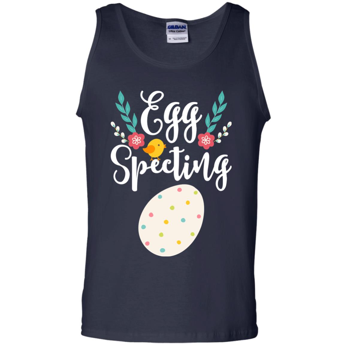 Egg Specting Announcement Pregnant Easter T-shirt Navy