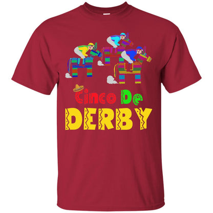 Horse Racing Pinata Cinco De Derby Jockeys Fiesta Shirt Cardinal