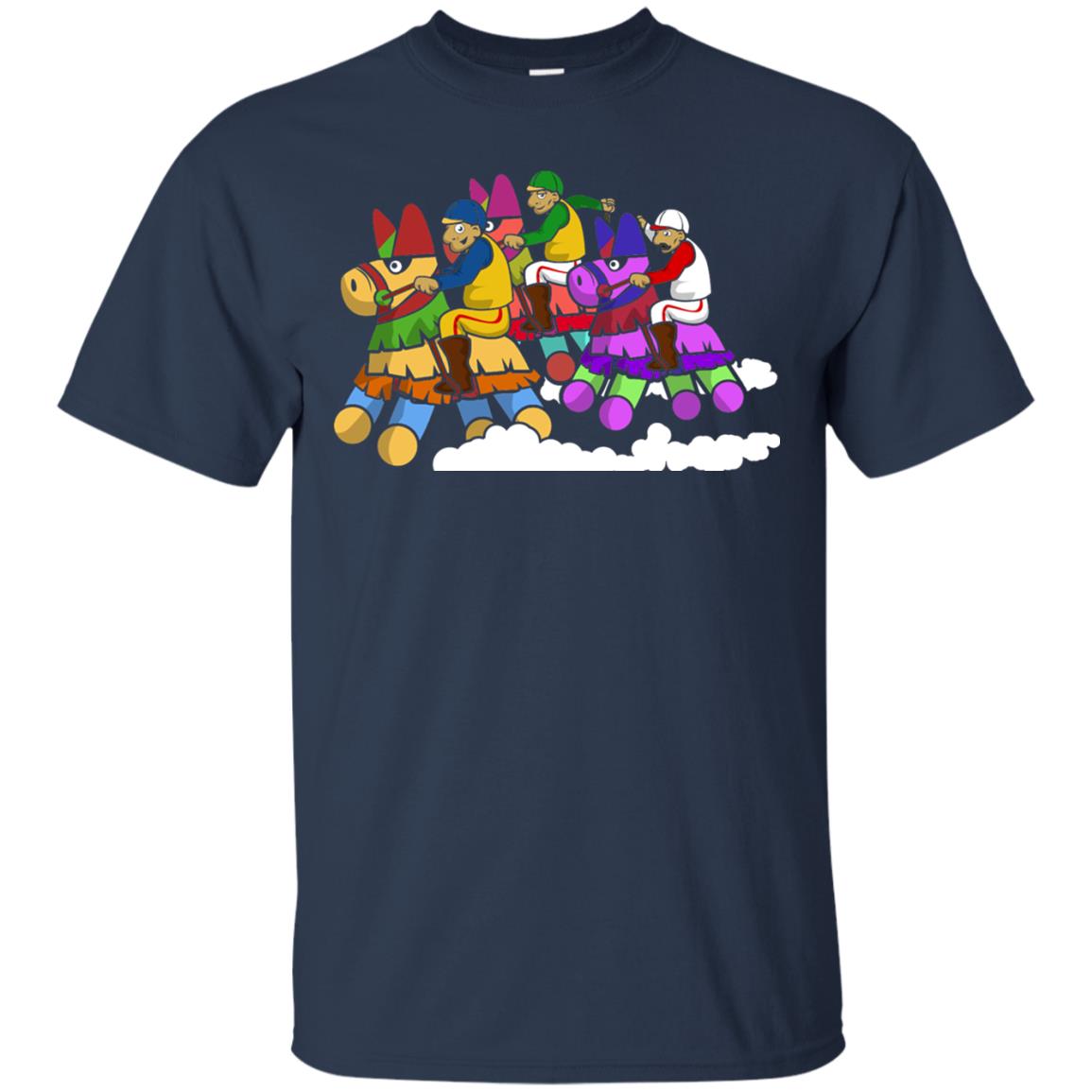 Derby Party Pinata Jockeys Cinco De Mayo Horse Race Shirt Navy