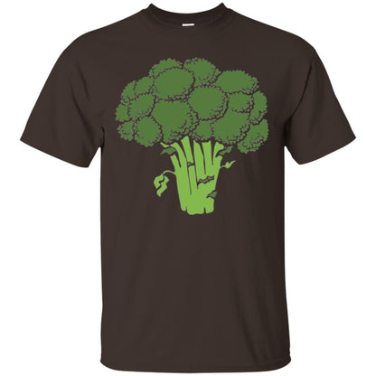 Broccoli Is Life T-shirt Funny Graphic Vegetable Dark Chocolate