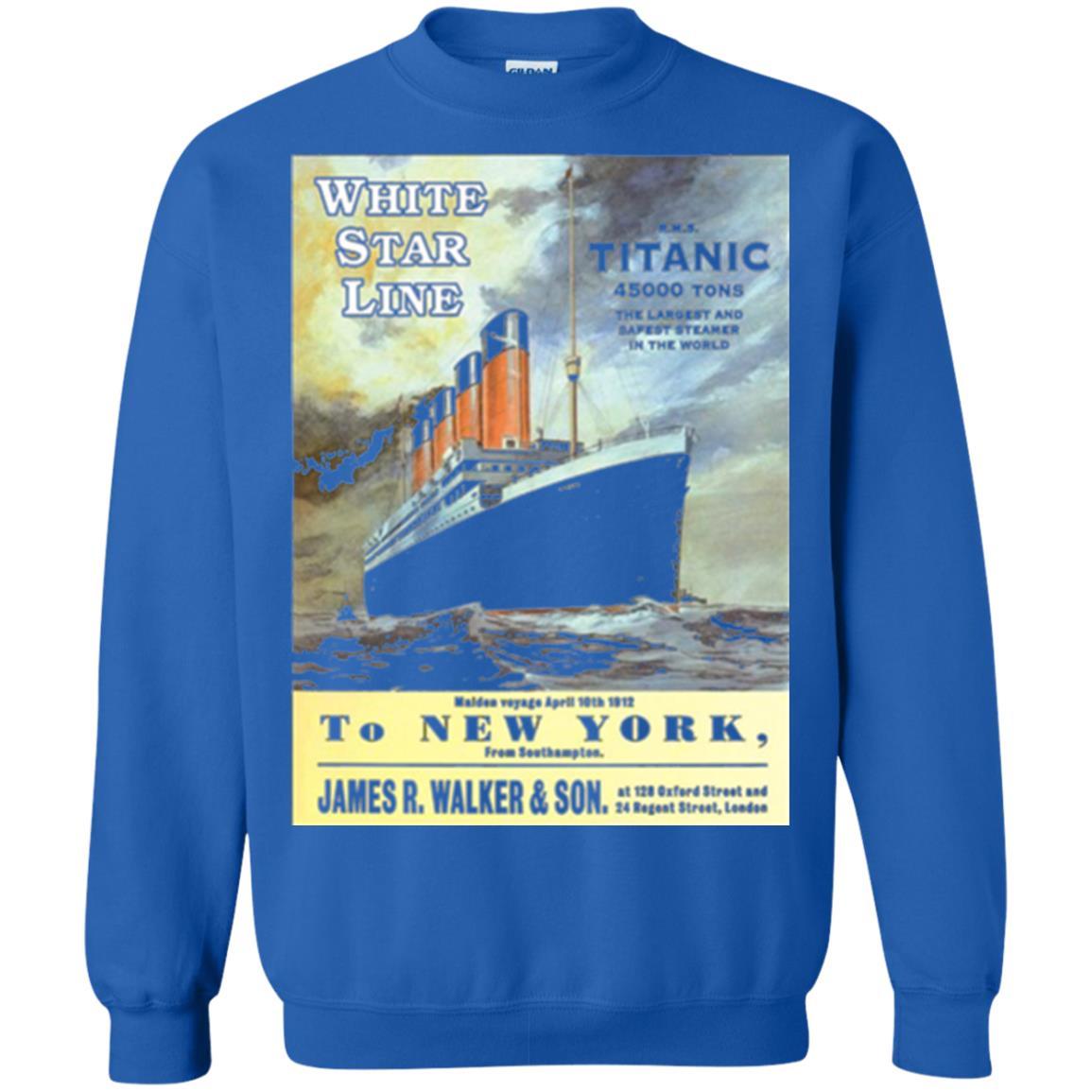 Film T-shirt Sailing Ship Cruise Vintage Poster Royal