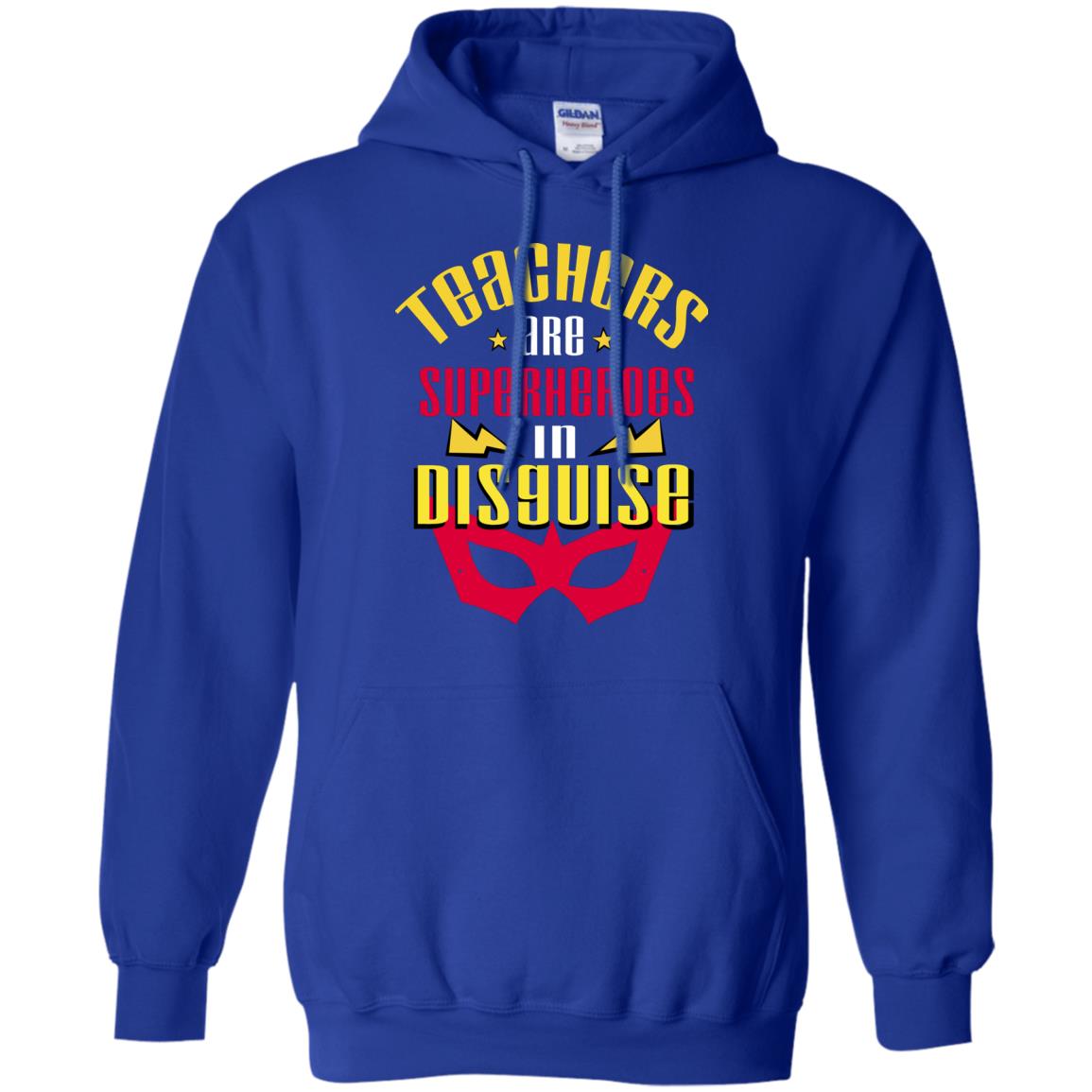 Teachers Are Superheroes In Disguise Movie Fan T-shirt Royal