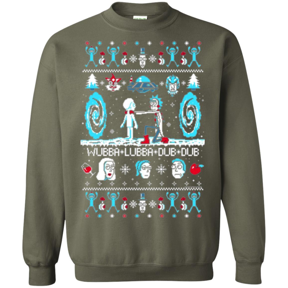 Film T-shirt Build A Snowmorty T-shirt Military Green