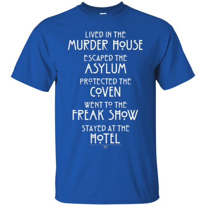 American Horror Story T-shirt Lived In The Murder House Royal