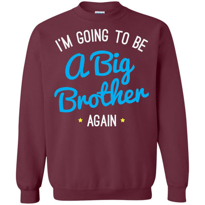 Big Brother Again T-shirt Happy New Baby Maroon