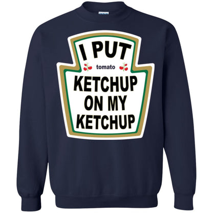 Tomato T-shirt I Put Ketchup On My Ketchup T-shirt Navy