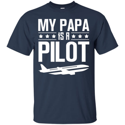 My Papa Is A Pilot Shirt Navy